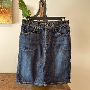 Banana Republic Jean skirt sz 0